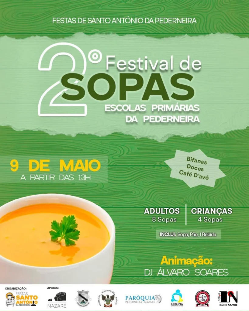 Festival de Sopas 2026 em Pederneira