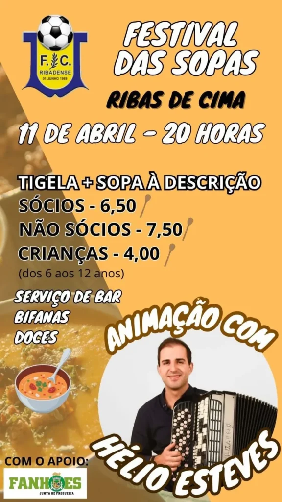 Festival das Sopas 2026 em Ribas de Cima