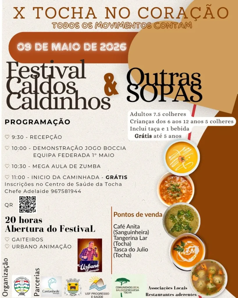 Festival de Sopas 2026 em Tocha