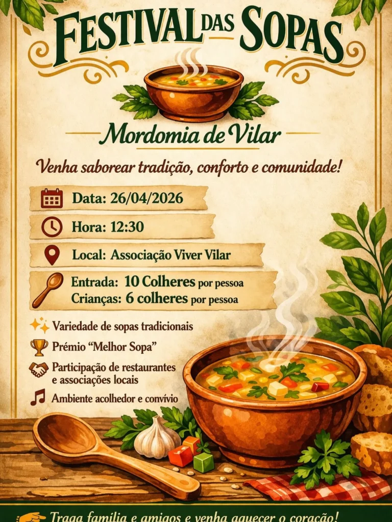 Festival das Sopas 2026 em Vilar