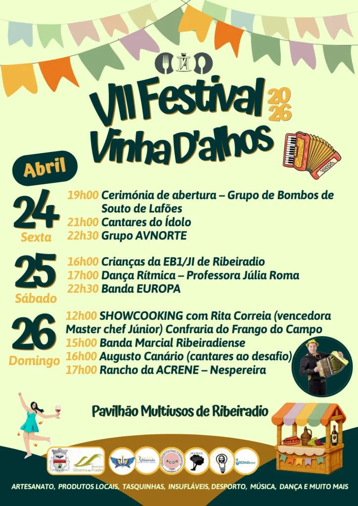 Festival Vinha D Alhos 2026 em Ribeiradio