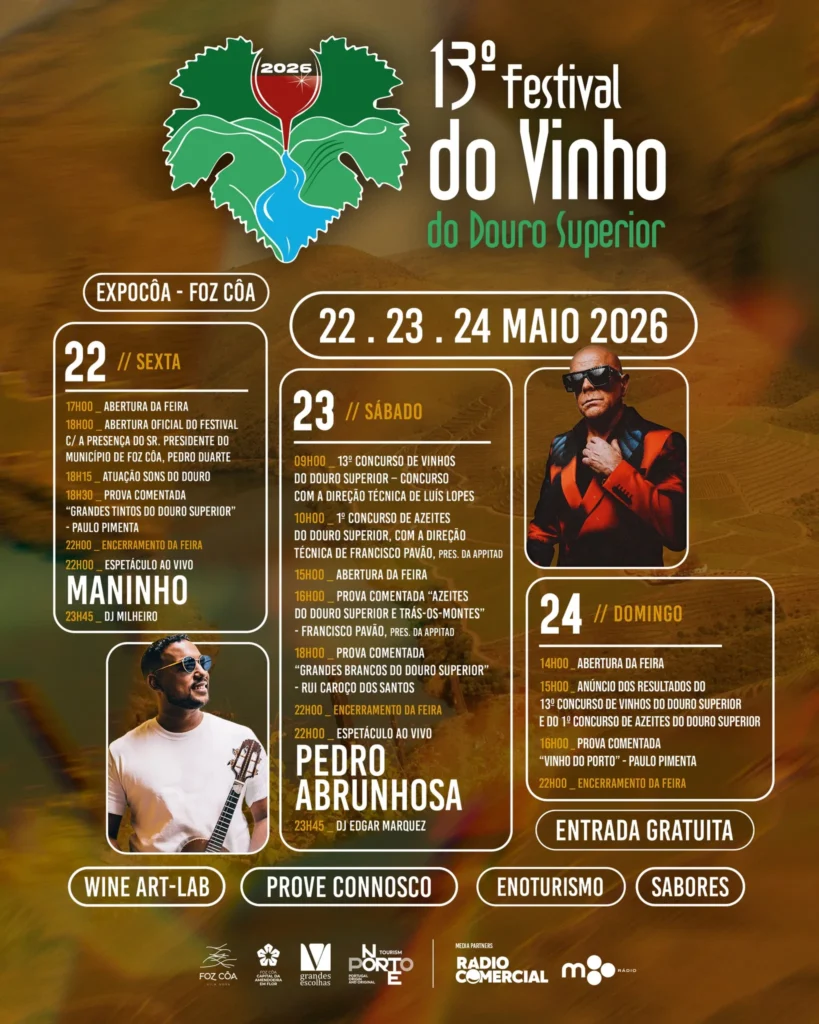Festival do Vinho do Douro Superior 2026 em Vila Nova de Foz Côa