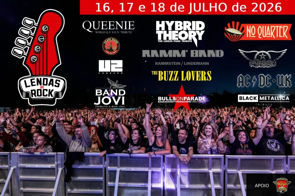 Festival Lendas do Rock 2026 em Almada