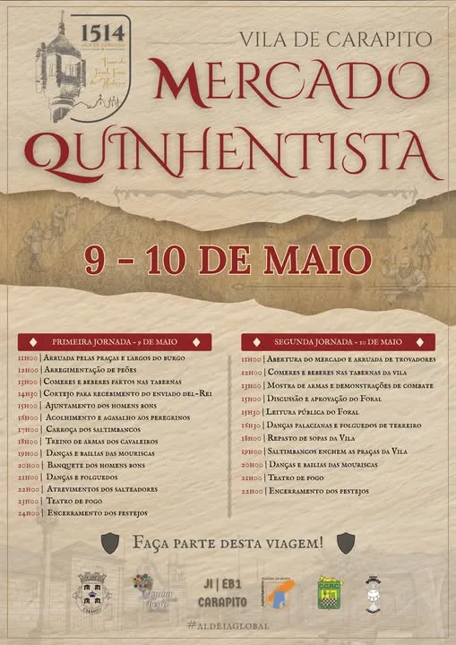 Mercado Quinhentista de Vila de Carapito 2026
