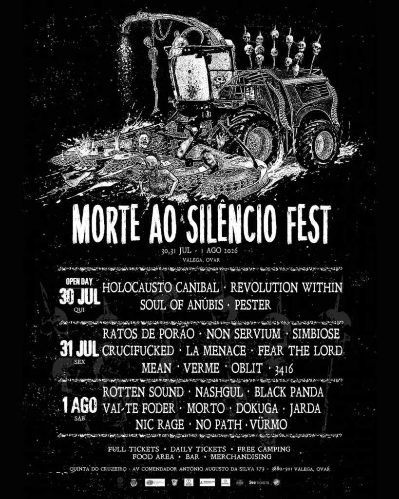 Morte ao Silencio Fest 2026 em Válega