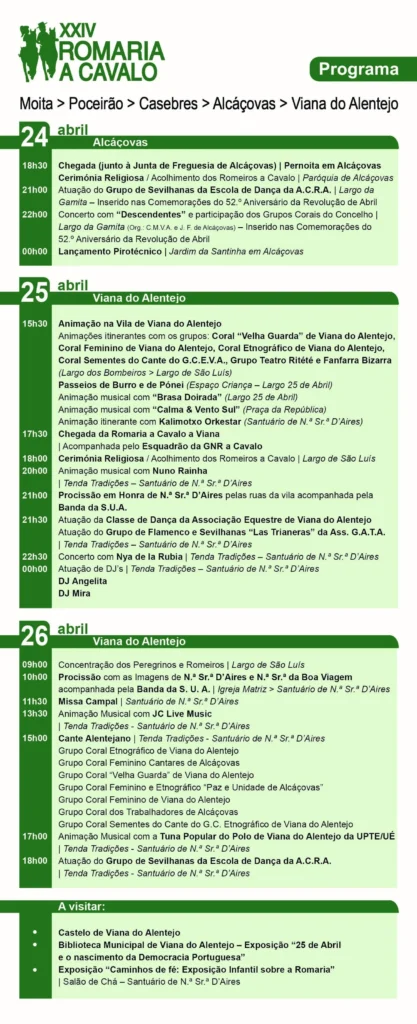 Romaria a Cavalo (Moita - Viana do Alentejo) 2026