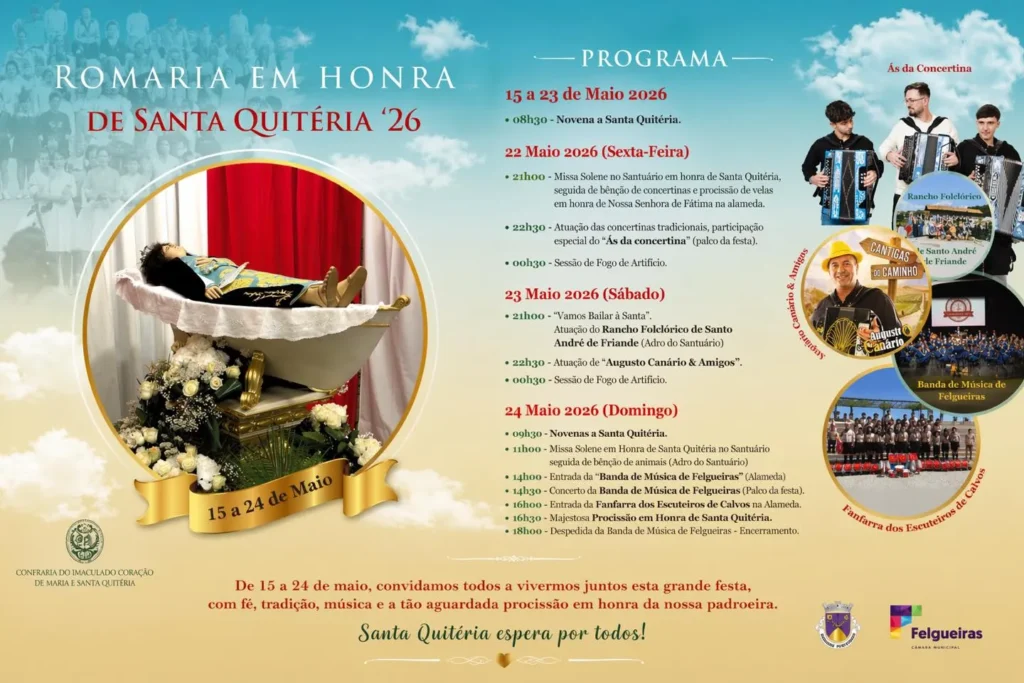 Romaria de Santa Quitéria 2026 em Felgueiras