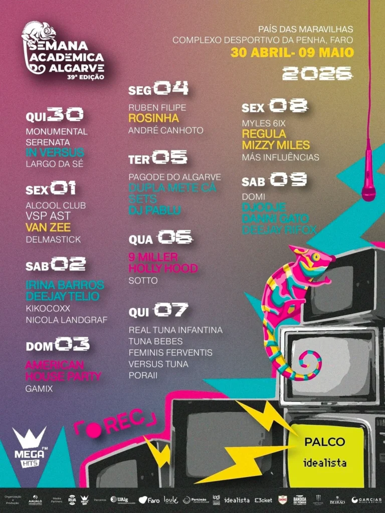 Semana Académica do Algarve 2026 em Faro