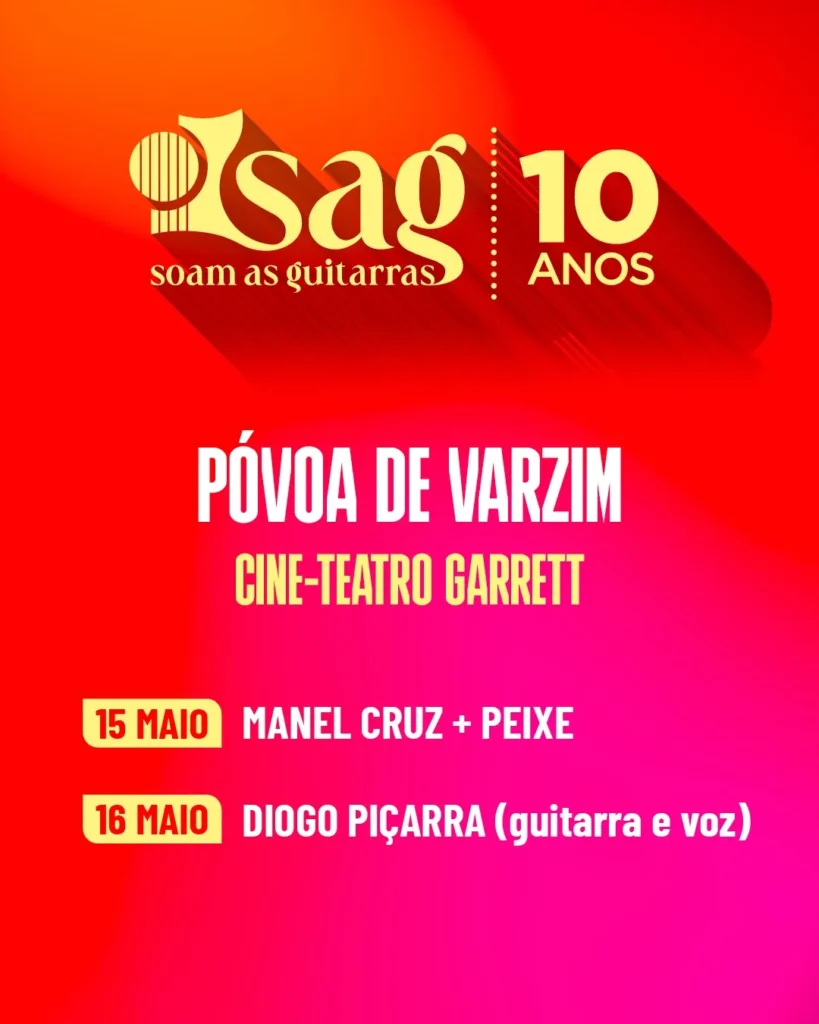 Soam as Guitarras 2026 em Póvoa de Varzim