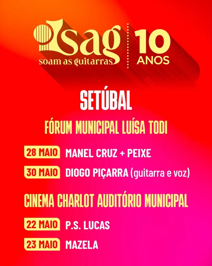 Soam as Guitarras 2026 em Setúbal