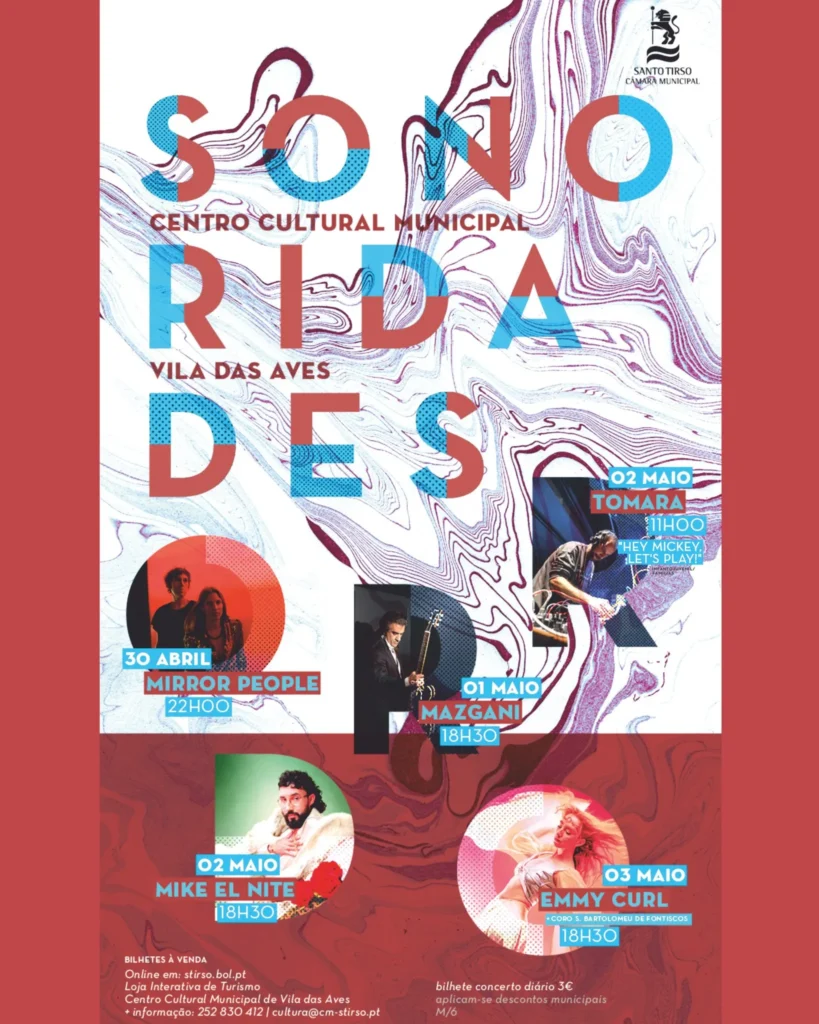 Festival Sonoridades 2026 na Vila das Aves