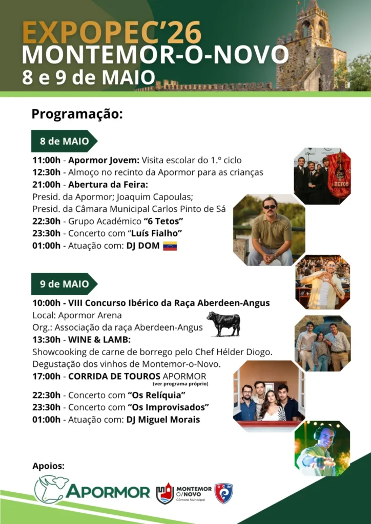 Expopec 2026 em Montemor-o-Novo