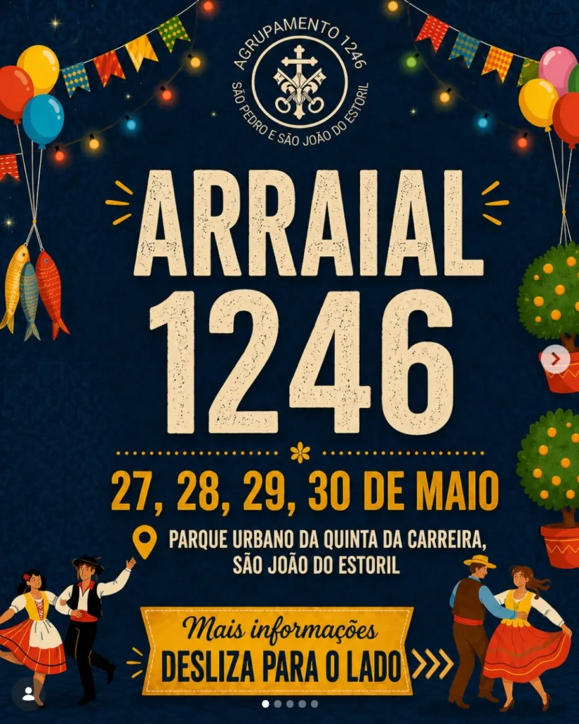 Arraial 1246 2026 em São João do Estoril