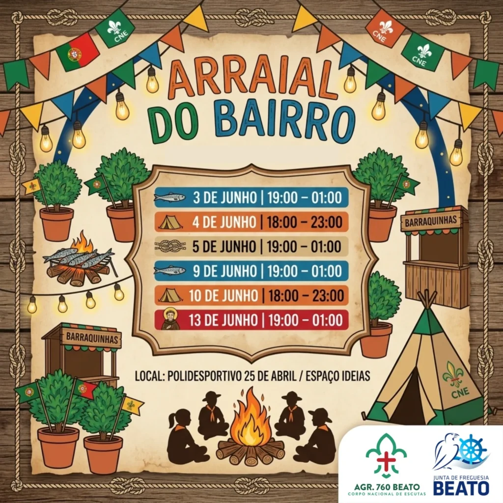Arraial de Escuteiros do Beato 2026