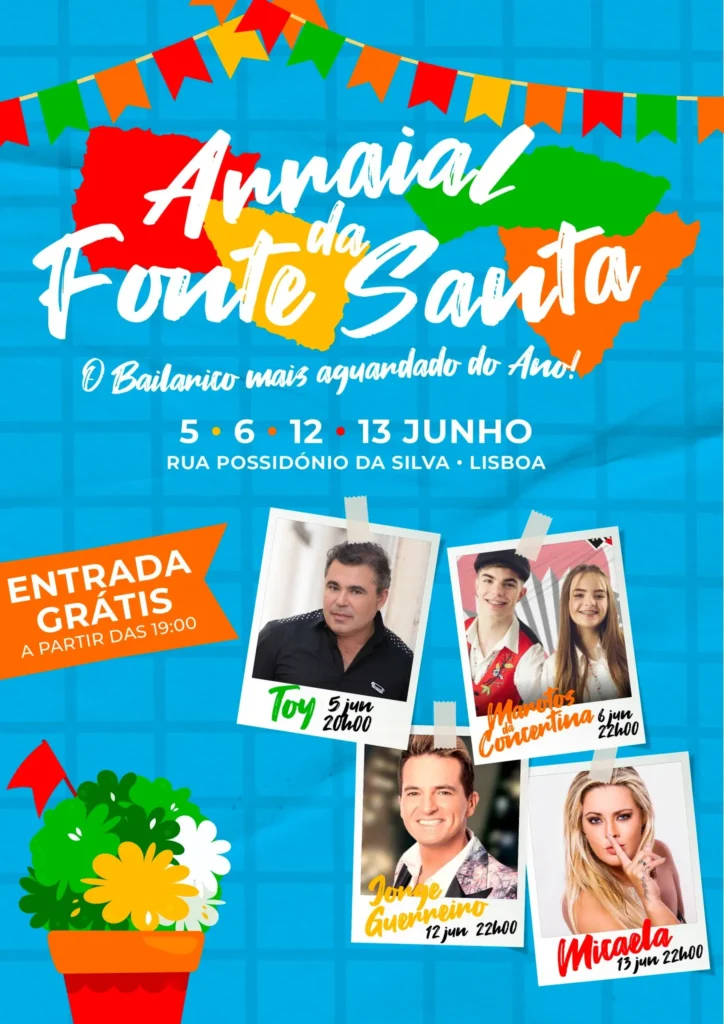 Arraial da Fonte Santa 2026 em Lisboa