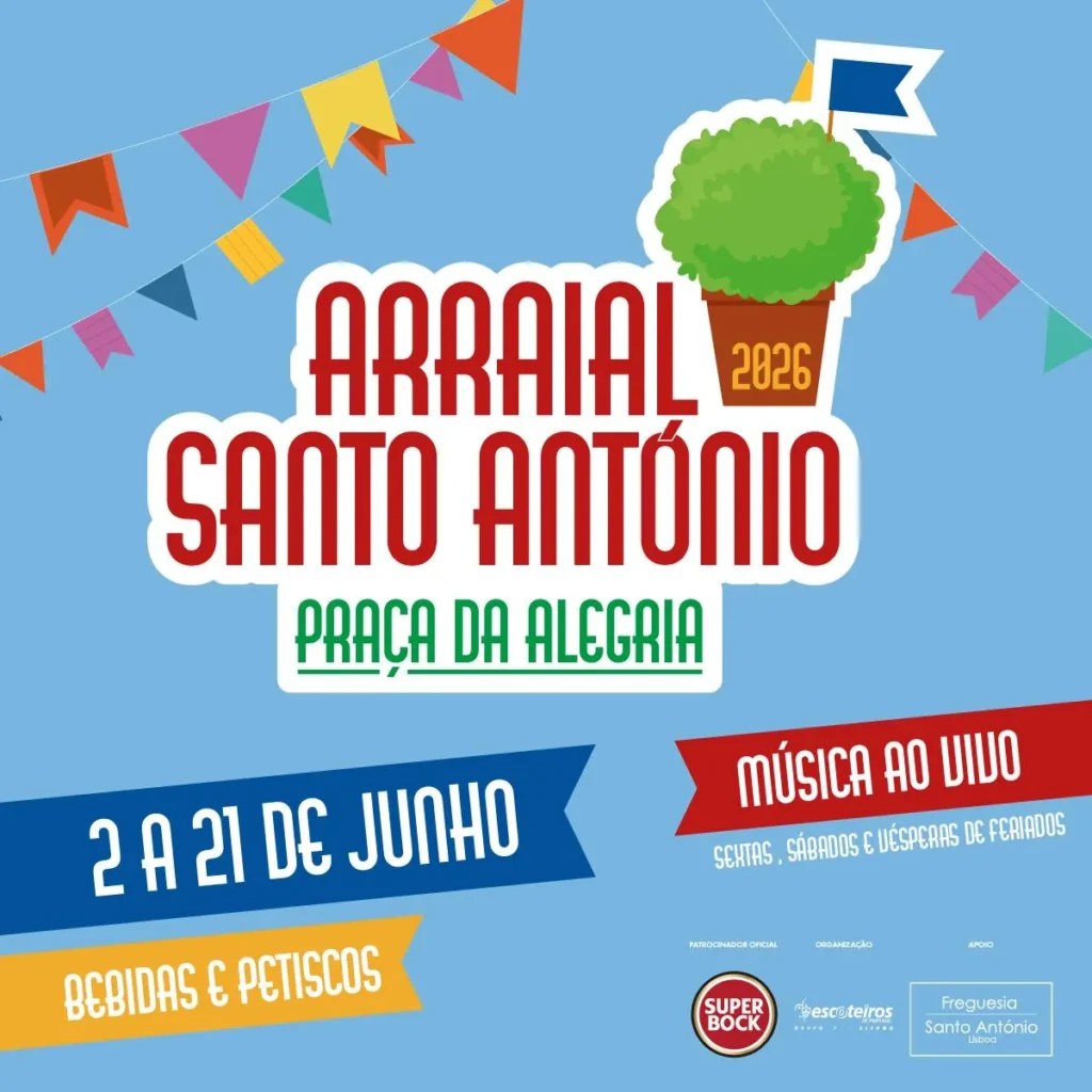Arraial de Santo António (Praça da Alegria) 2026 em Praça da Alegria