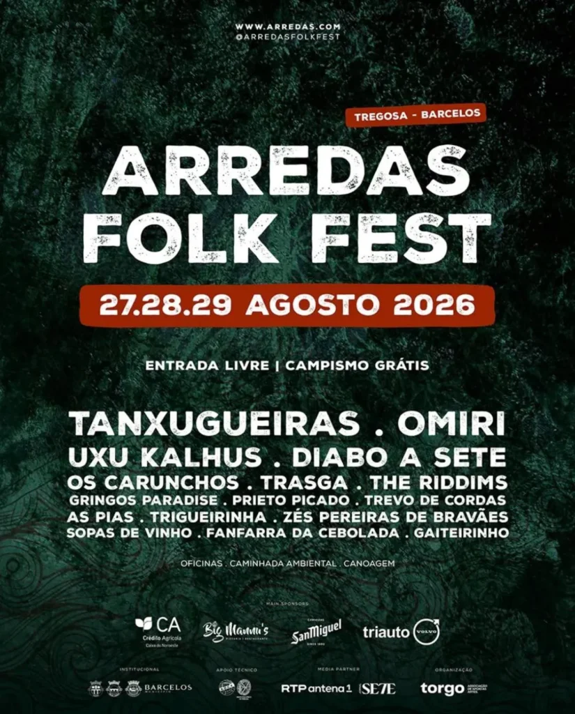 Arredas Folk Fest 2026 em Tregosa