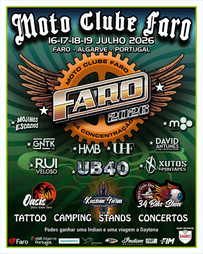 Concentração Motard de Faro 2026