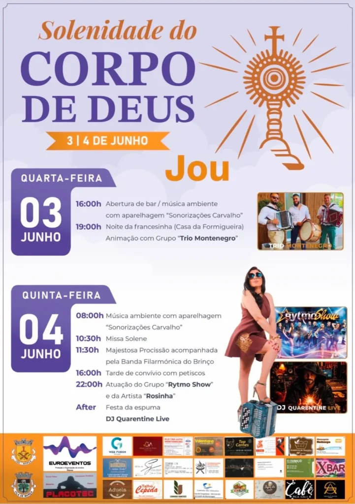 Festas de Jou (Corpo de Deus) 2026