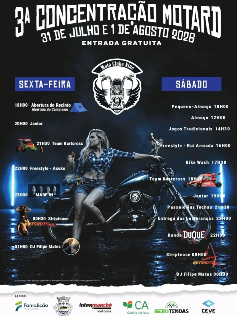 Concantração Motard de Nine 2026