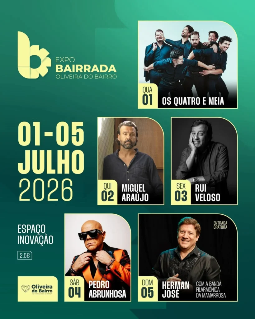 Expo Bairrada 2026 em Oliveira do Bairro