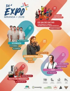 Expo Miranda 2026 em Miranda do Corvo