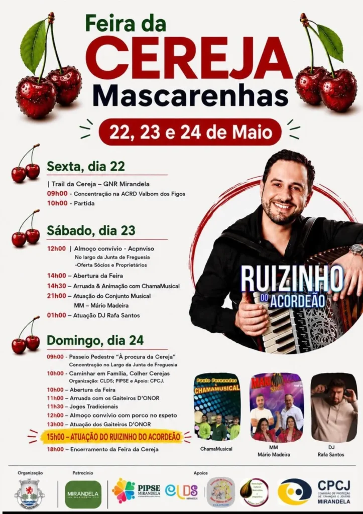 Feira da Cereja 2026 em Mascarenhas