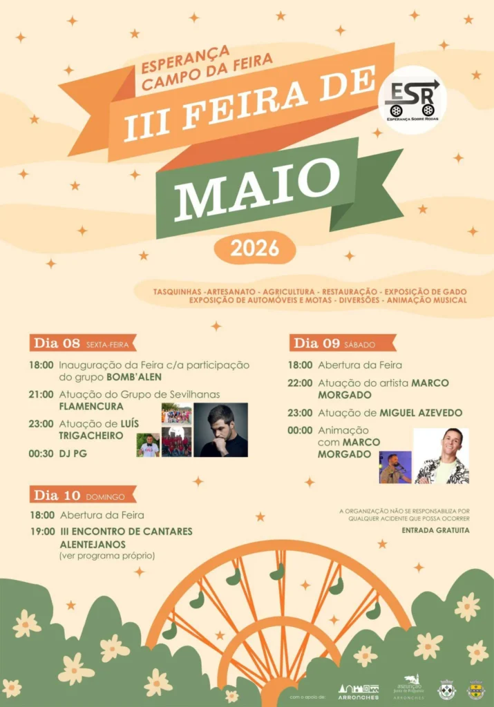Feira de Maio 2026 em Arronches