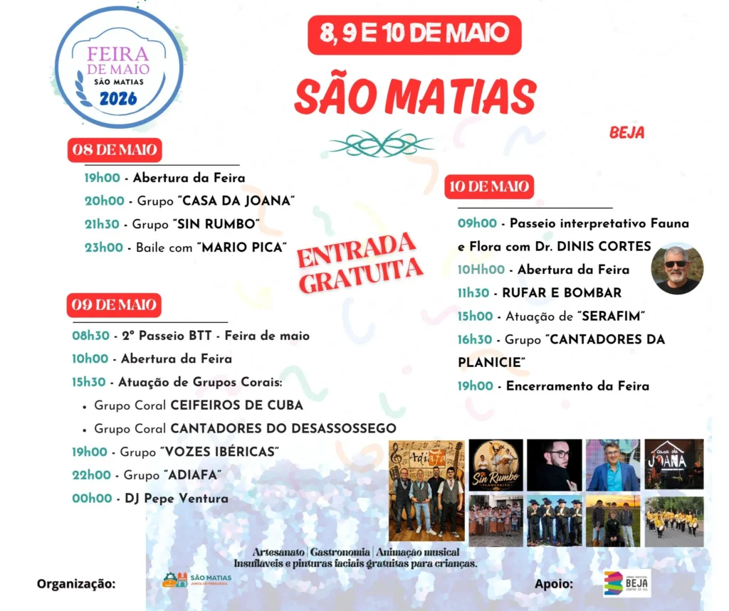 Feira de Maio 2026 em São Matias