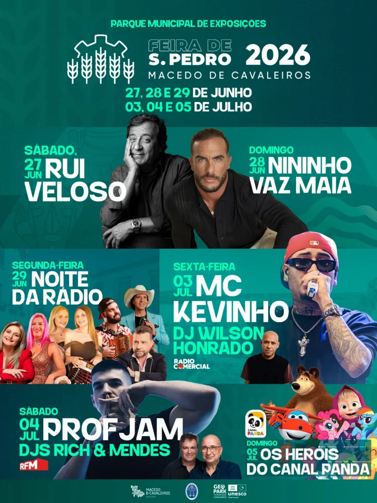 Festas de Macedo de Cavaleiros (São Pedro) 2026