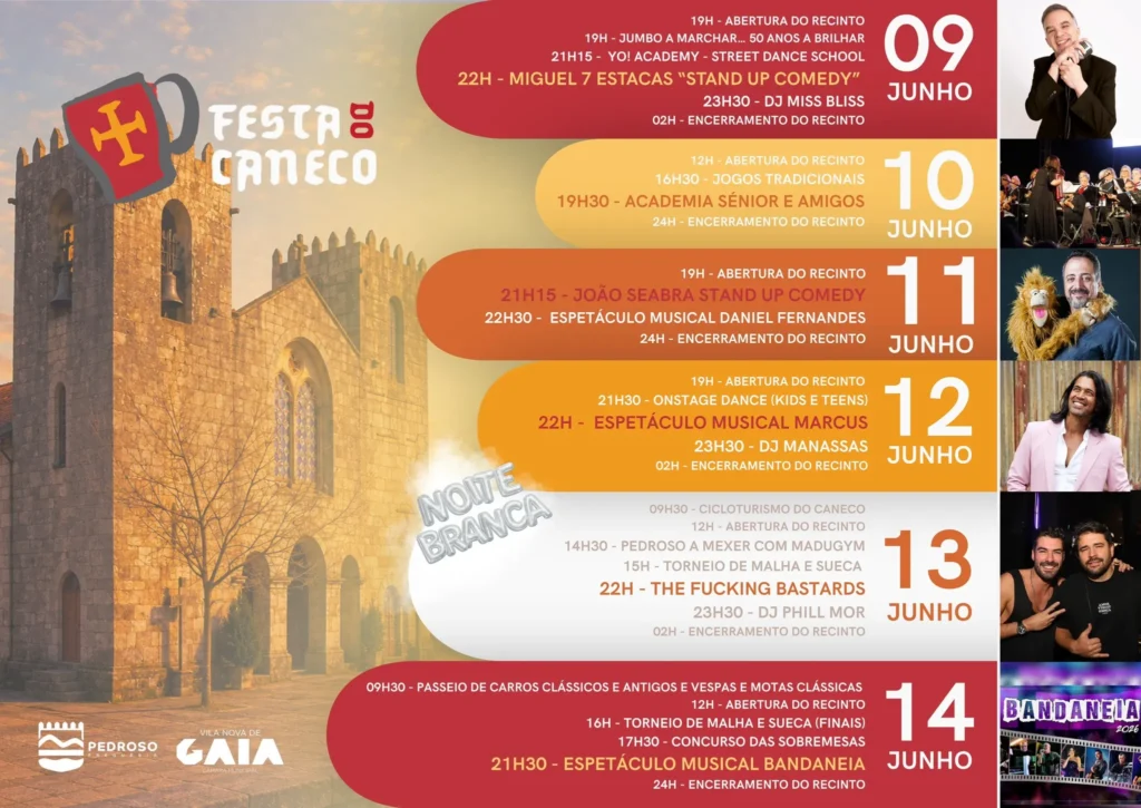 Festa do Caneco 2026 em Pedroso