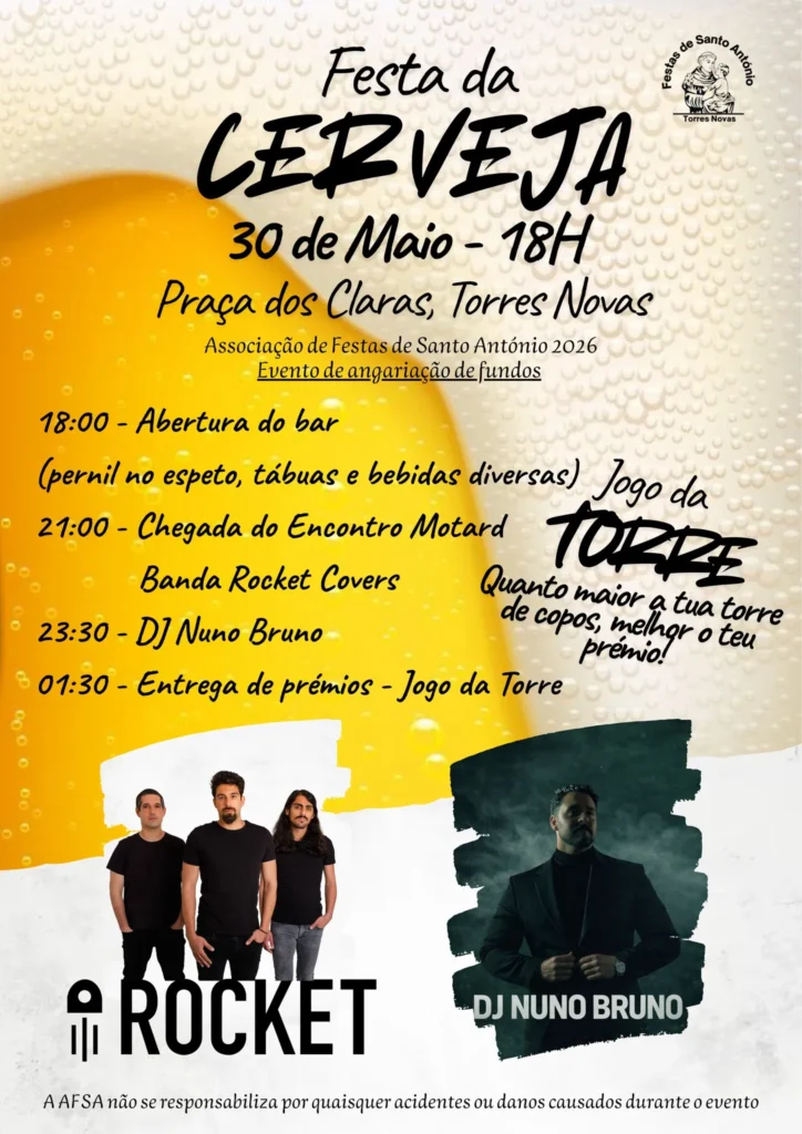 Festa da Cerveja 2026 em Torres Novas