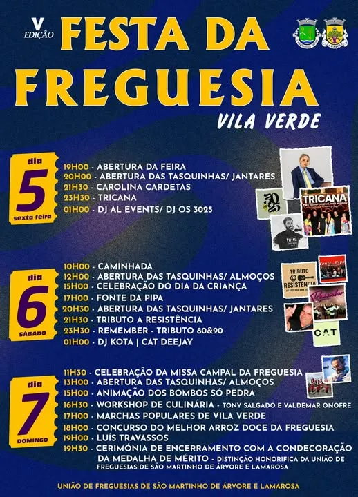 Festas de São Martinho de Árvore 2026