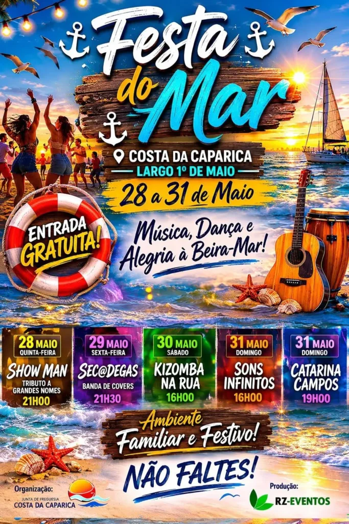 Festa do Mar 2026 em Costa da Caparica