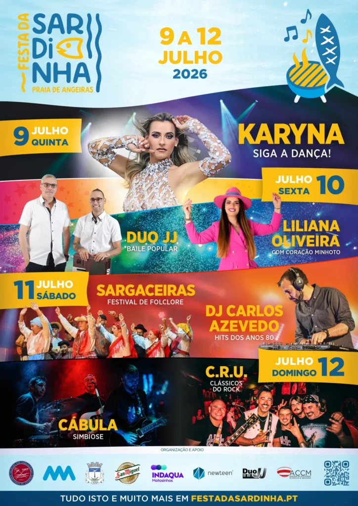 Festa da Sardinha 2026 em Praia de Angeiras