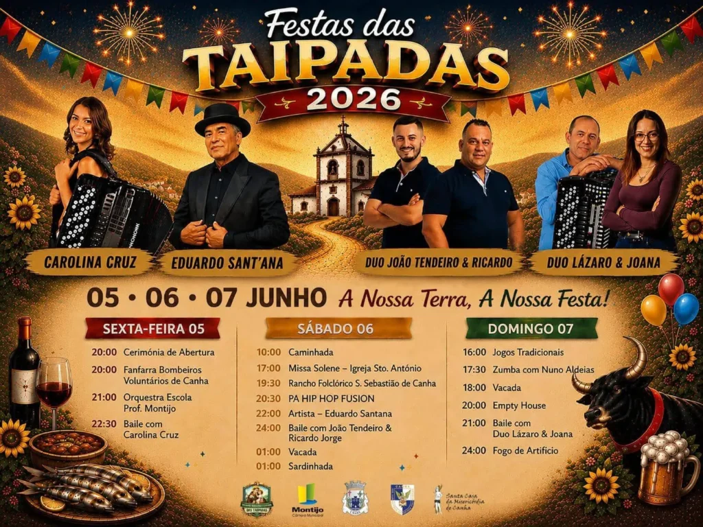 Festa das Taipadas 2026 em Montijo