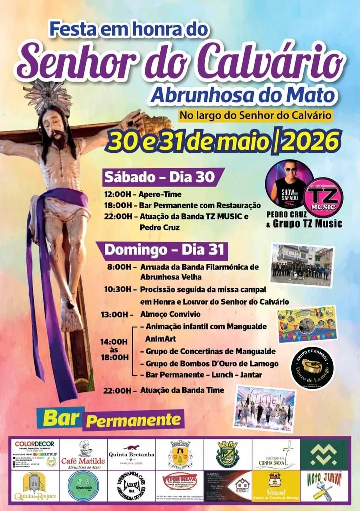 Festas de Abrunhosa do Mato (Senhor do Calvário) 2026