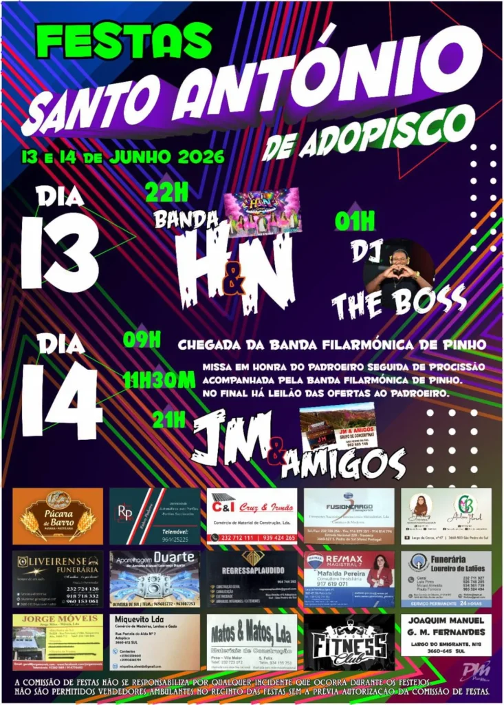 Festas de Adopisco (Santo António) 2026