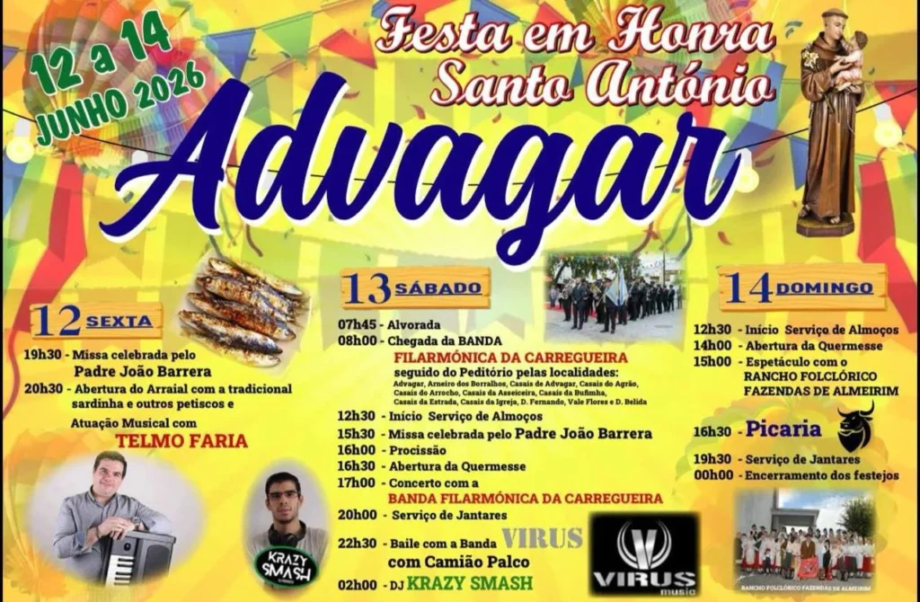 Festas de Advagar (Santo António) 2026