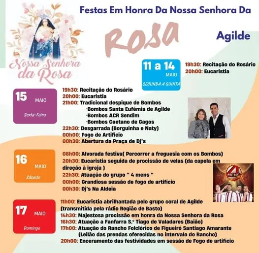 Festas de Agilde (Senhora da Rosa) 2026