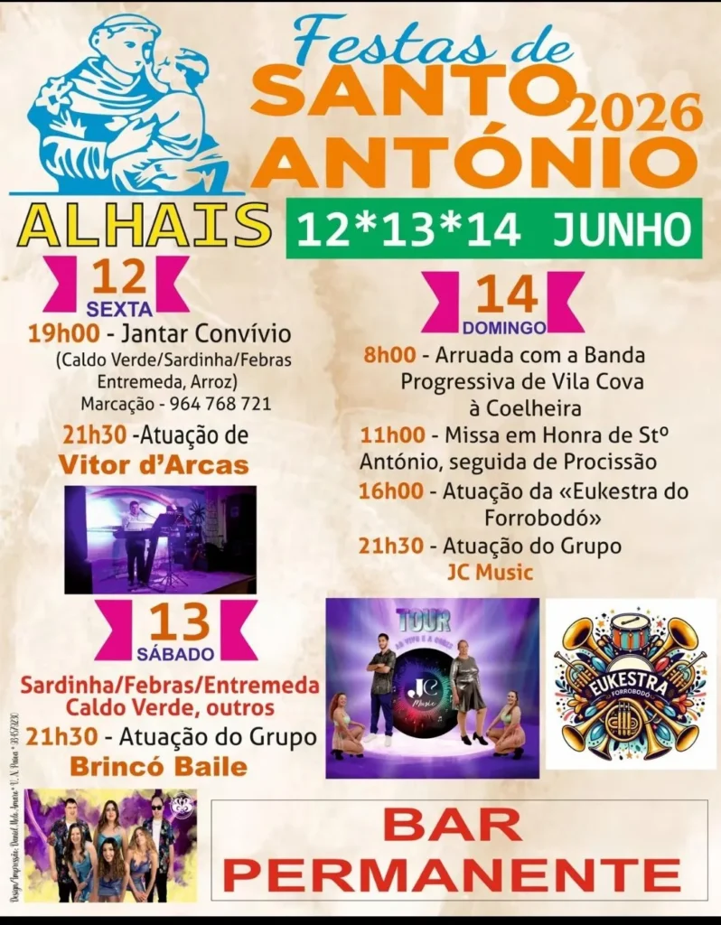 Festas de Alhais (Santo António) 2026