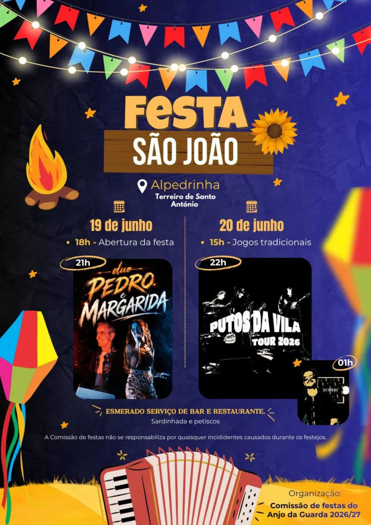 Festas de Alpedrinha (São João) 2026