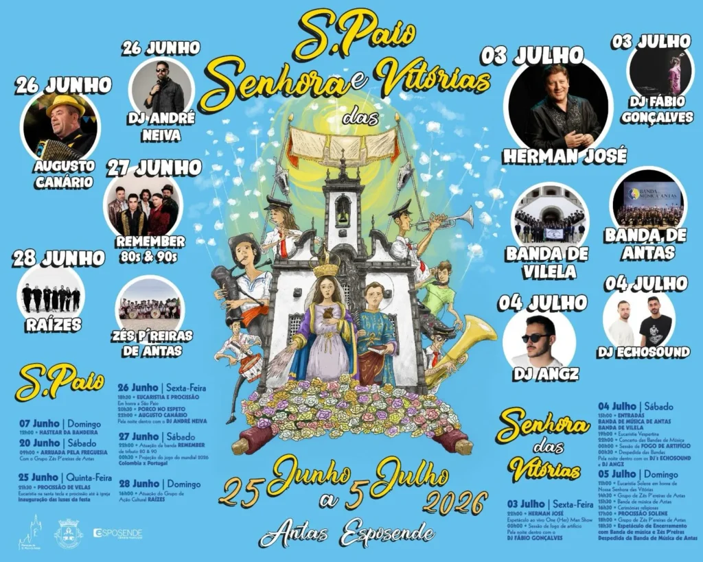 Festas de Antas, Esposende (São Paio) 2026