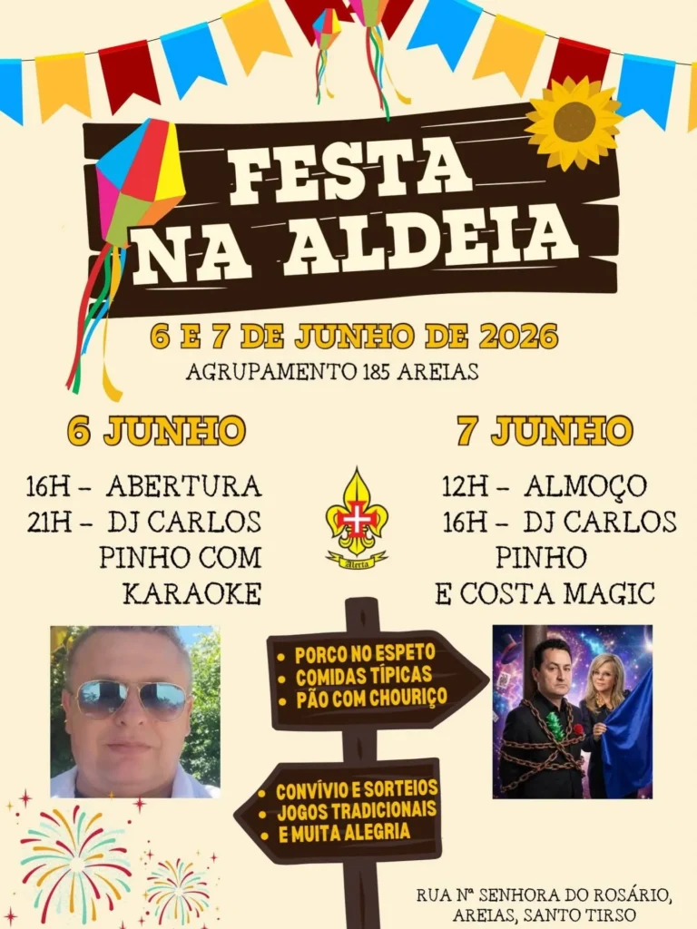 Festas de Areias, Santo Tirso 2026
