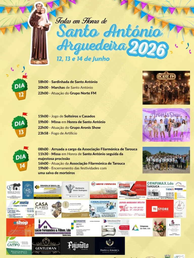 Festas de Arguedeira (Santo António) 2026
