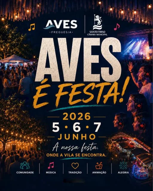 Festas da Vila das Aves 2026