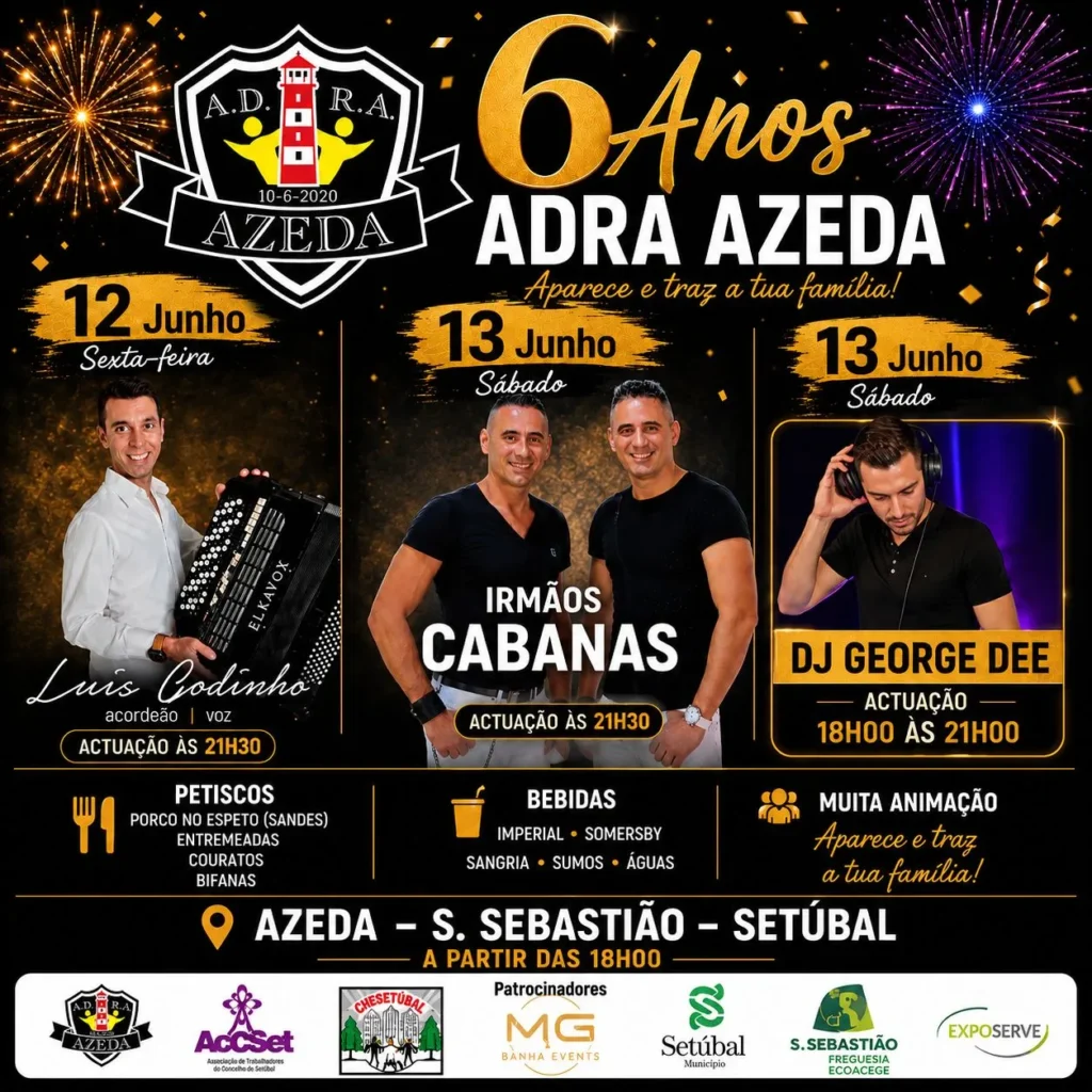Festas de Azeda, Setúbal 2026