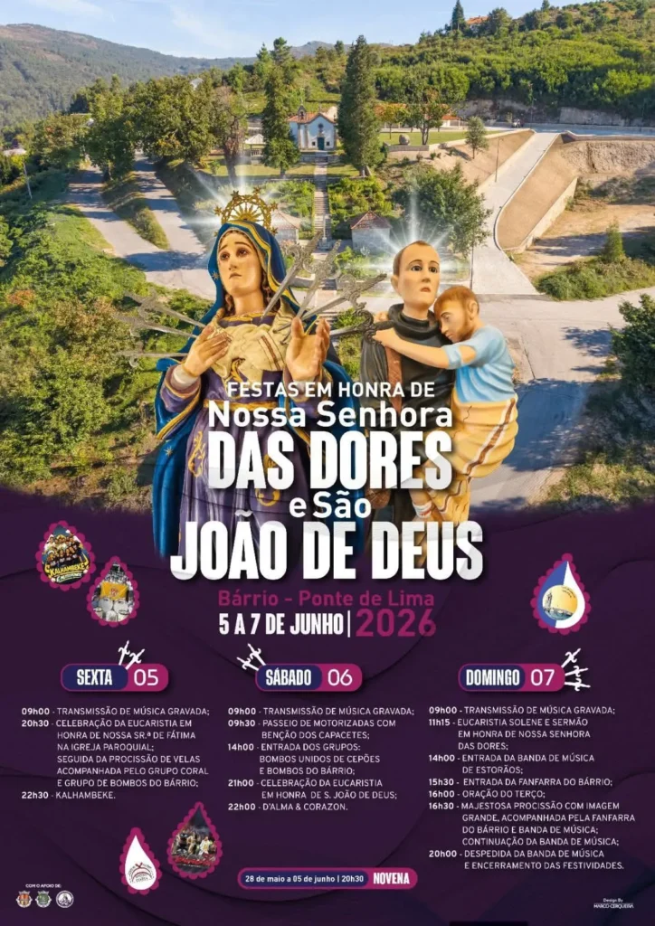 Festas de Bárrio, Ponte de Lima (Senhora das Dores) 2026