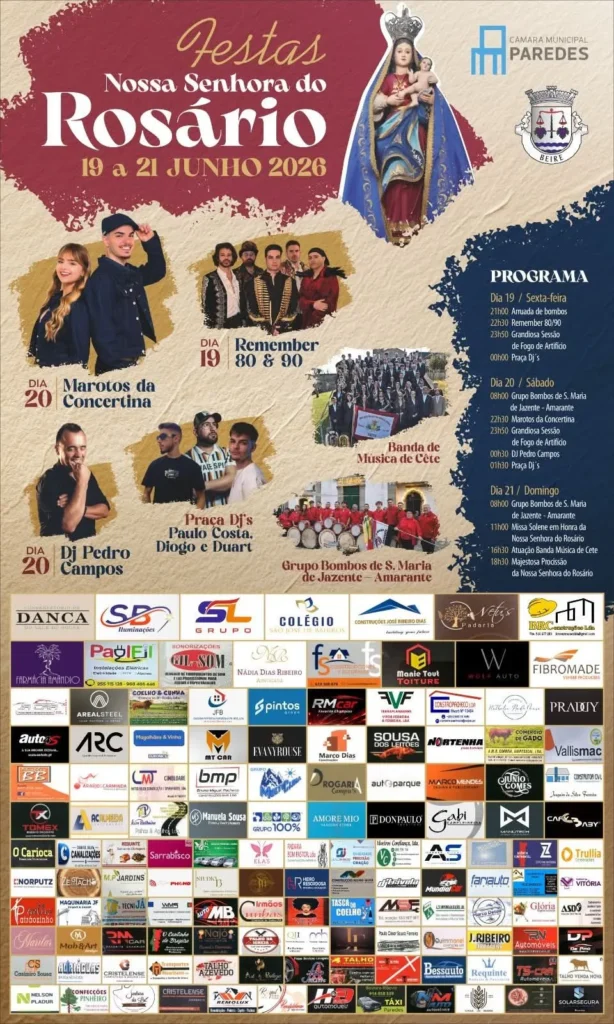 Festas de Beire (Senhora do Rosário) 2026