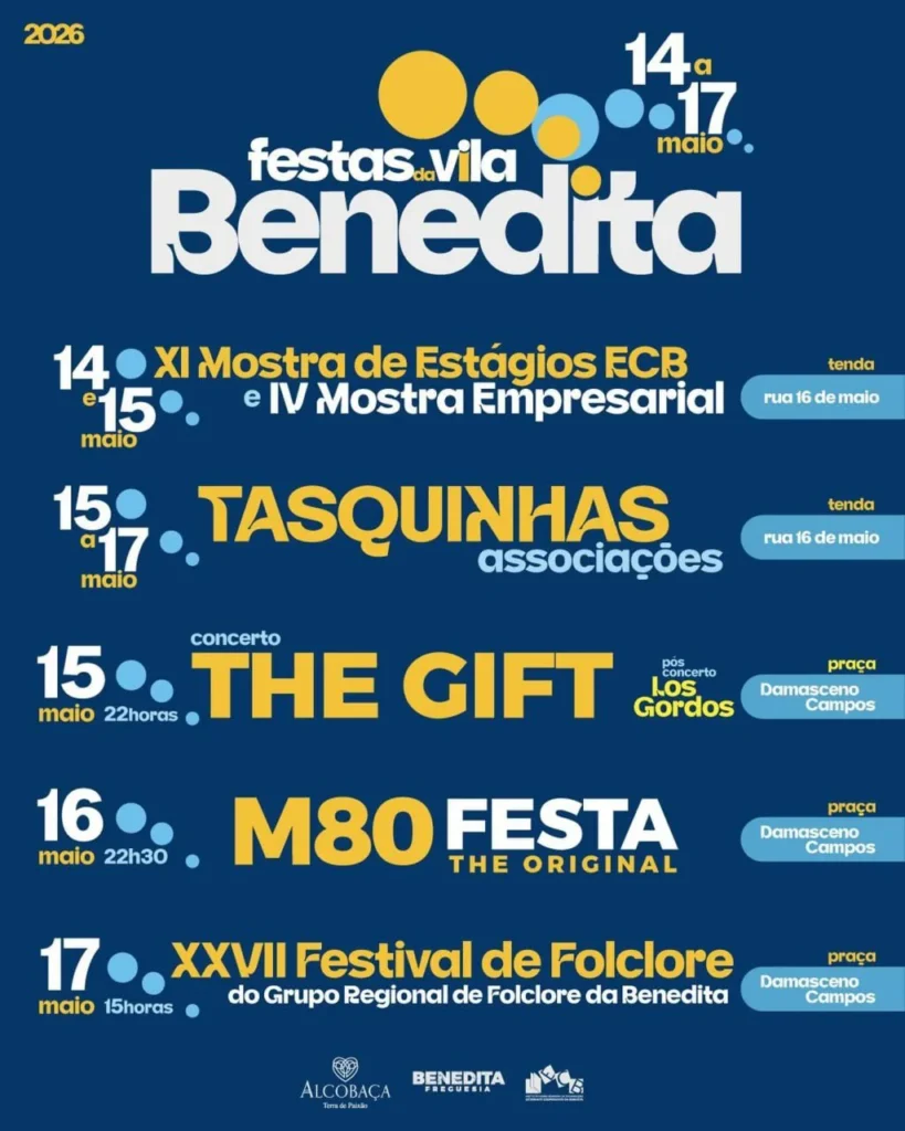 Festas da Benedita 2026